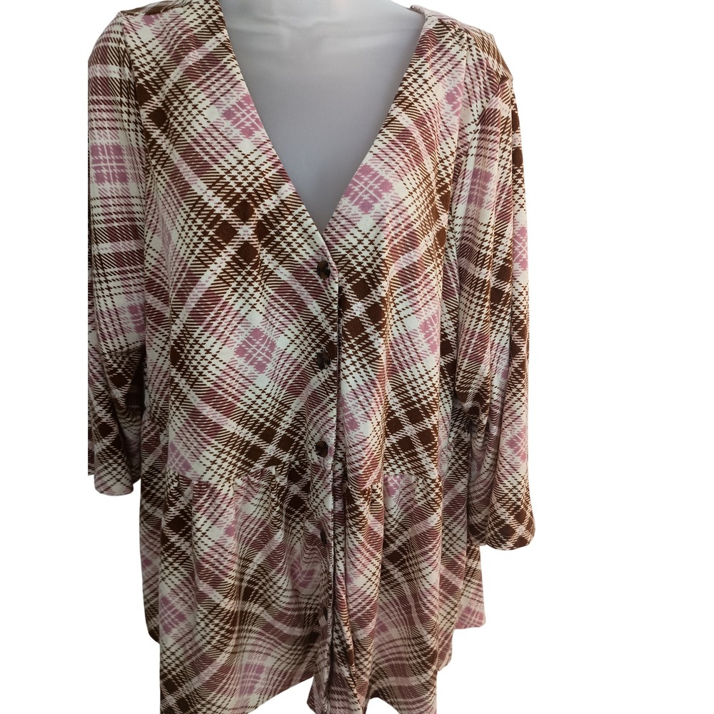 indigo rose country school cowgirl plus 3X ‎ academia blouse Top